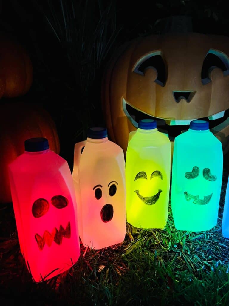 How To Make Spooktacular Milk Jug Jack O Lanterns