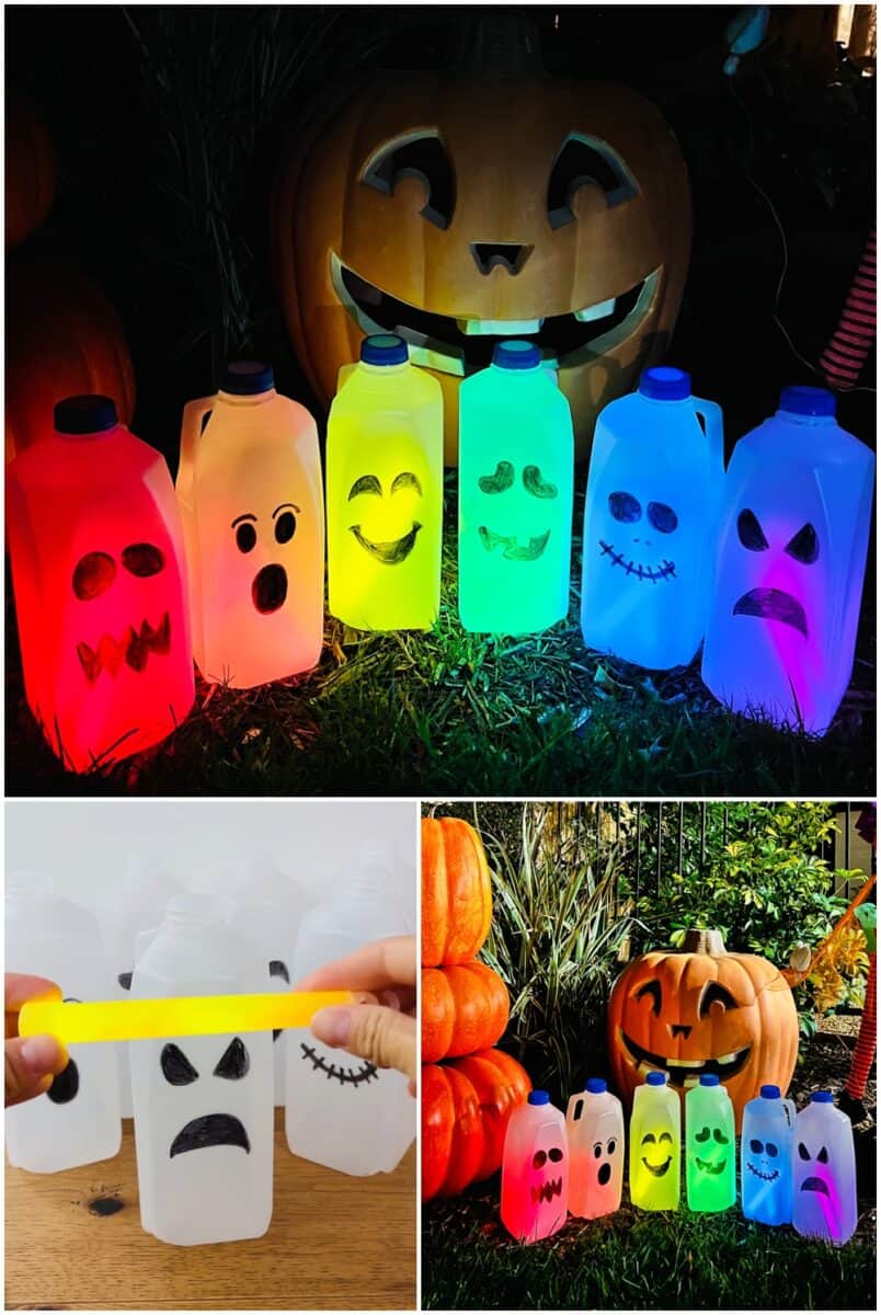 How To Make Spooktacular Milk Jug Jack O Lanterns