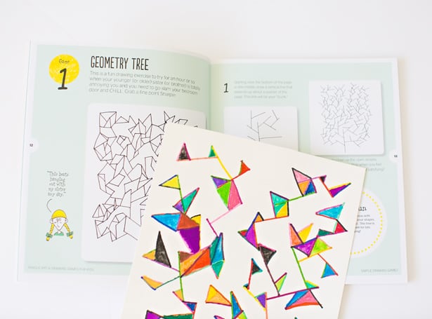 Tangle Art and Drawing Games for Kids: A Silly Book for Creative and Visual Thinking [Book]
