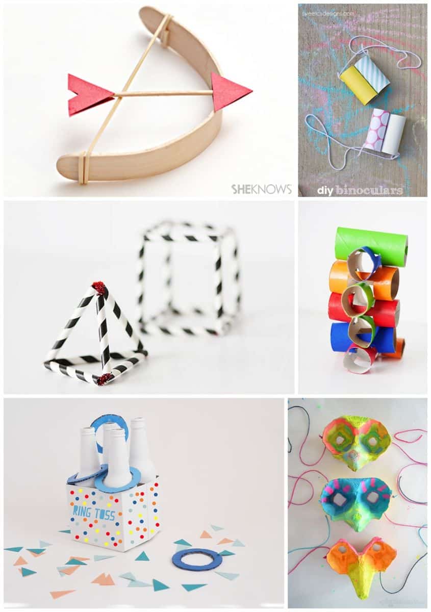 handmade craft from waste material for kids