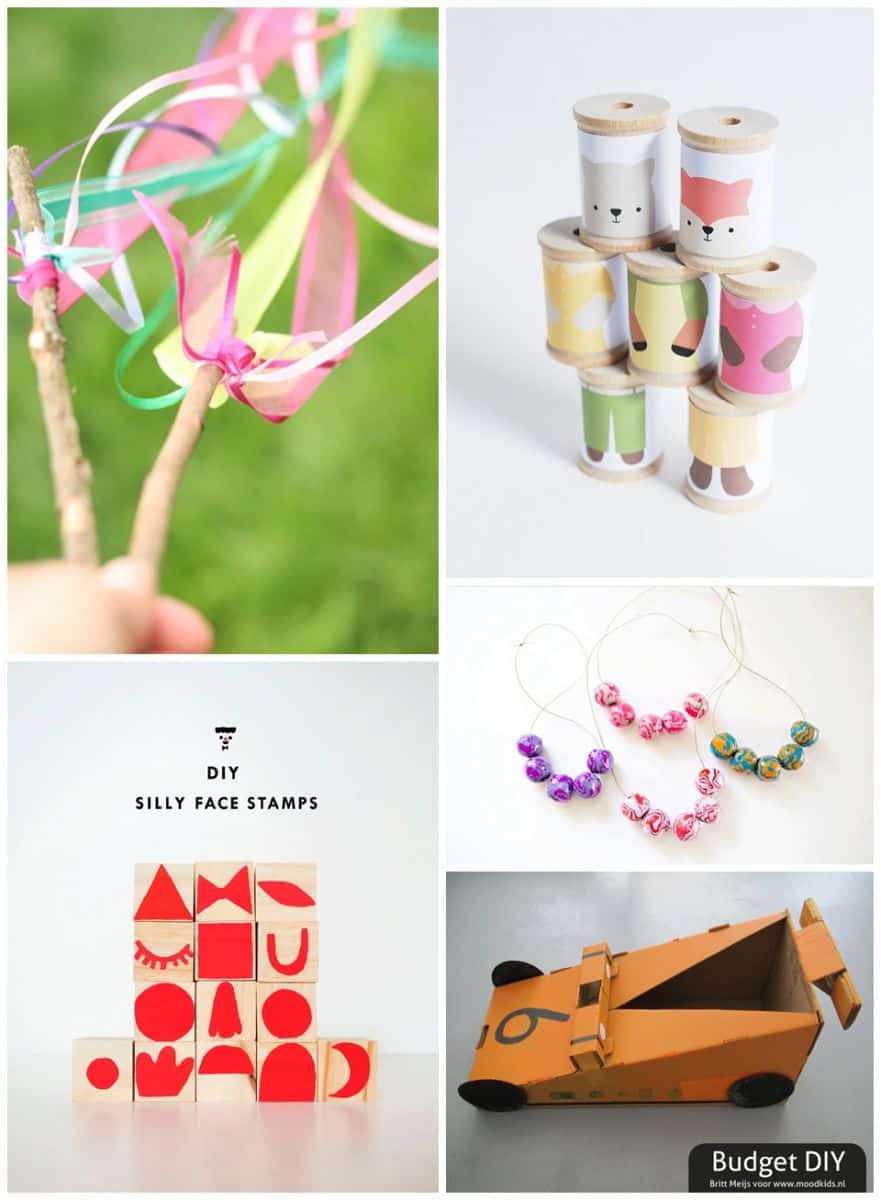 40 HANDMADE TOYS FOR KIDS USING LESS THAN 6 ITEMS
