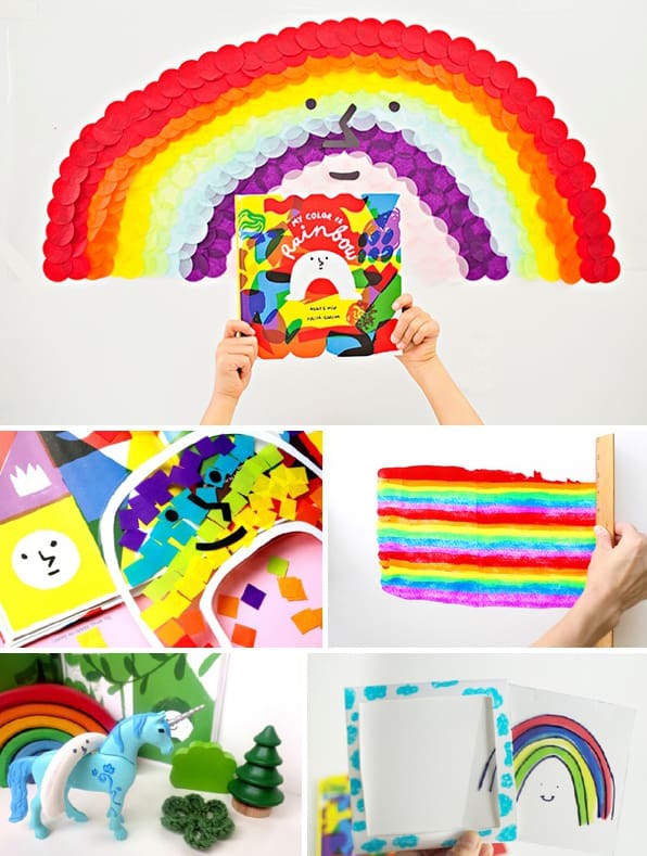 Easy Rainbow Suncatcher Craft Ideas for Kids - Rhythms of Play
