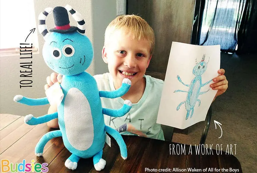 BUDSIES TURNS YOUR KID S ART INTO A CUSTOM STUFFED ANIMAL