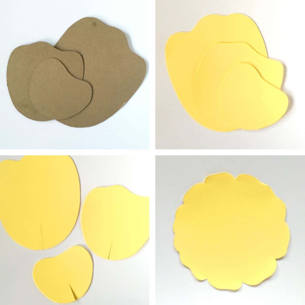 Small Paper Flower Templates