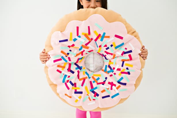 How to Make a Donut Pillow (or a Giant Donut Halloween Costume)