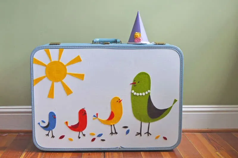 Vintage cheap childs suitcase