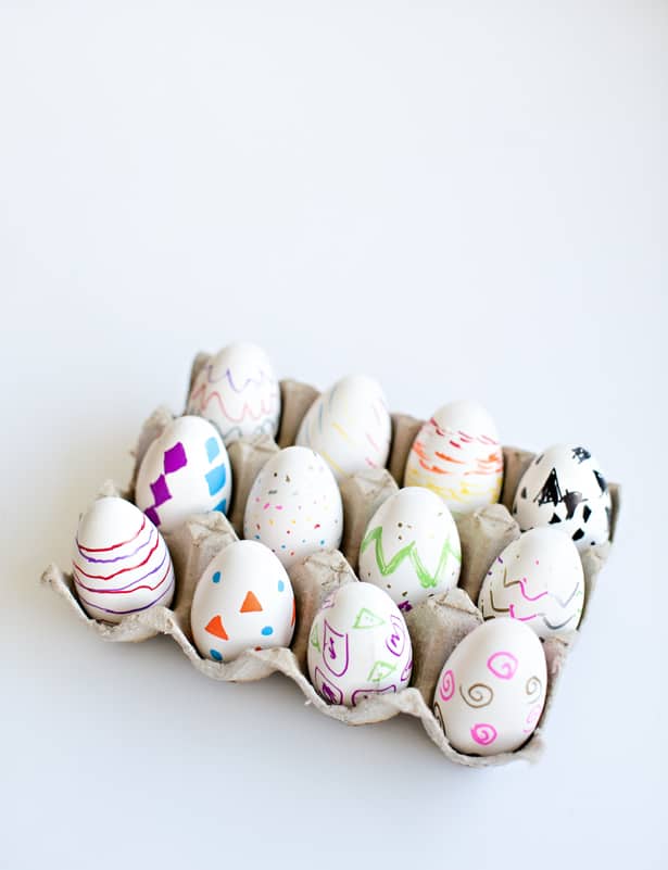 KIDS ART DOODLES EASTER EGGS