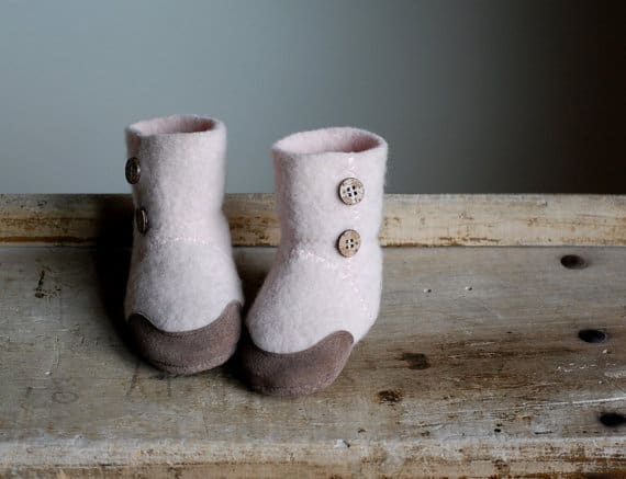 HANDMADE WOOL BABY AND TODDLER BOOTIES