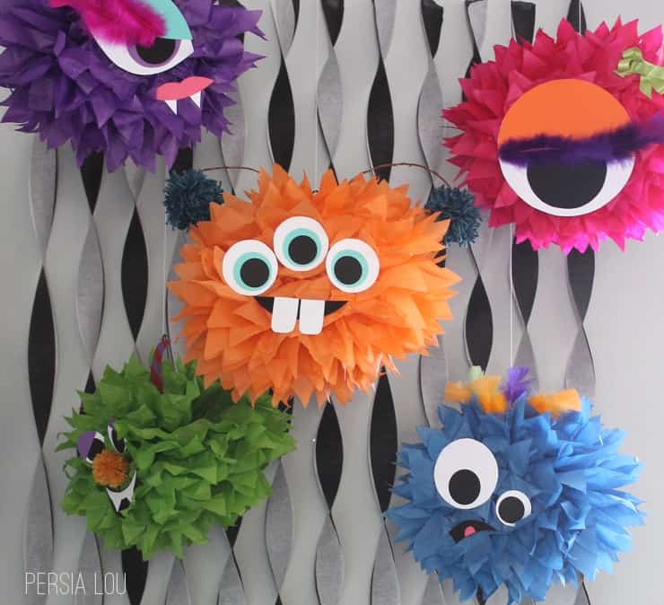 paper monsters made out of parpe
