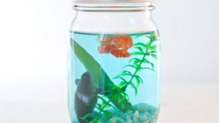How To Make Fake Water - Artificial Aquarium DIY. Craft Hacks