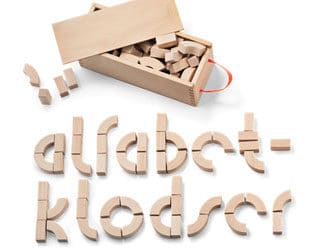 kay bojesen alphabet blocks