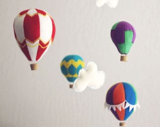 hot air balloon craft project