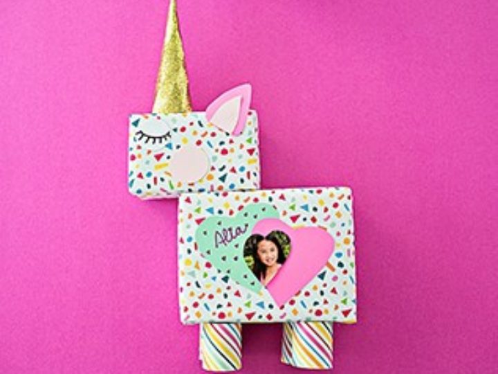 Unicorn Valentine Card Holder Box Craft Kit (Makes 1