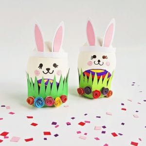 CUTE AND EASY EASTER EGG BUNNY CRAFT - hello, Wonderful