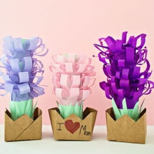 PAPER TISSUE HYACINTH FLOWER POTS - hello, Wonderful