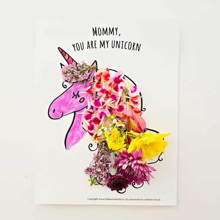 mother-s-day-unicorn-flower-art