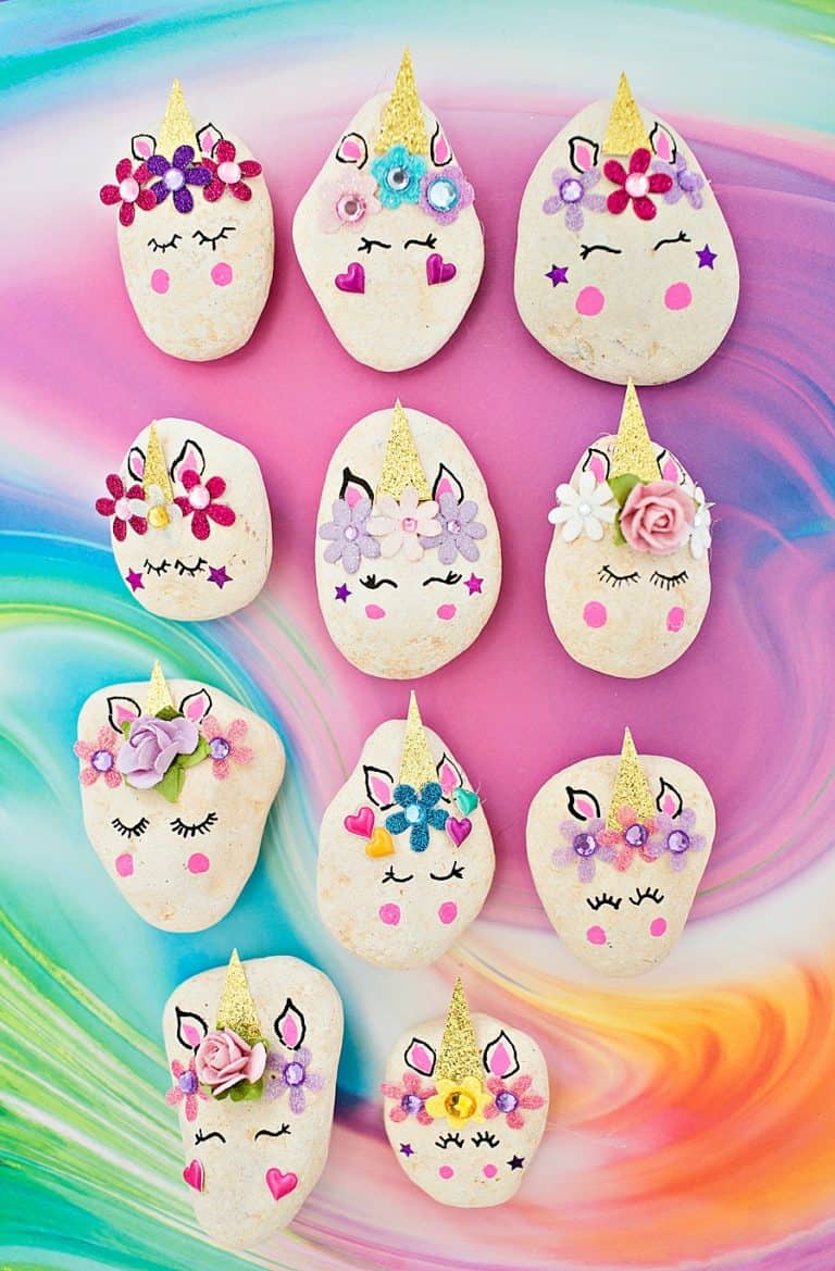 MAGICAL DIY UNICORN ROCKS - hello, Wonderful