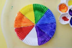 Rainbow Paper Plate Flower Learning Toy - Hello, Wonderful