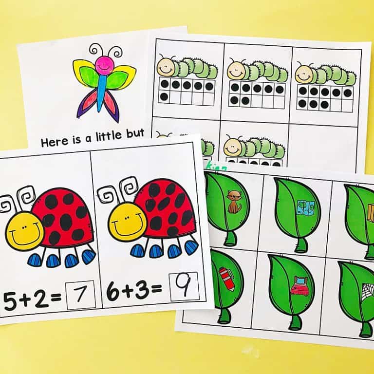 INSECT THEMED LEARNING ACTIVITY PACK - hello, Wonderful