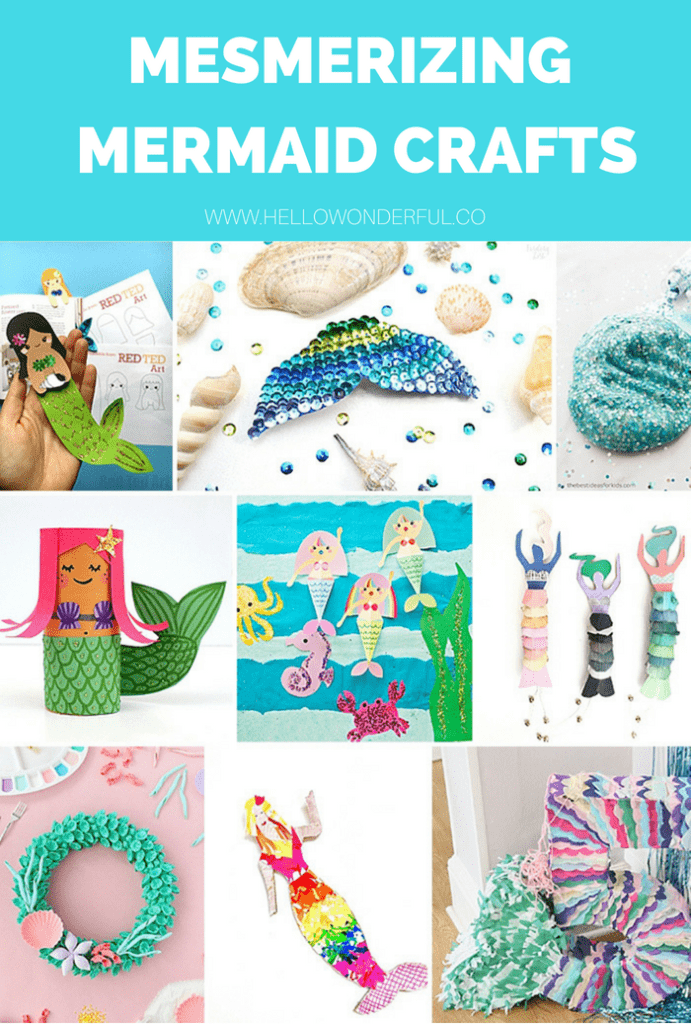 10 MESMERIZING MERMAID CRAFTS - hello, Wonderful