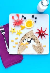 CUTE AND EASY SHARK SANDWICH LUNCH - hello, Wonderful