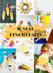 10 NEAT PENCIL CRAFTS TO CELEBRATE BACK TO SCHOOL - hello, Wonderful