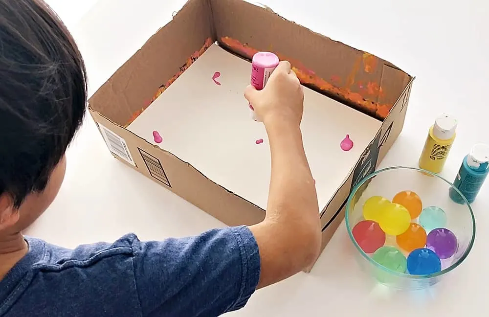 Painting with Water Beads!