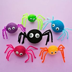 YARN SPIDER CRAFT - hello, Wonderful