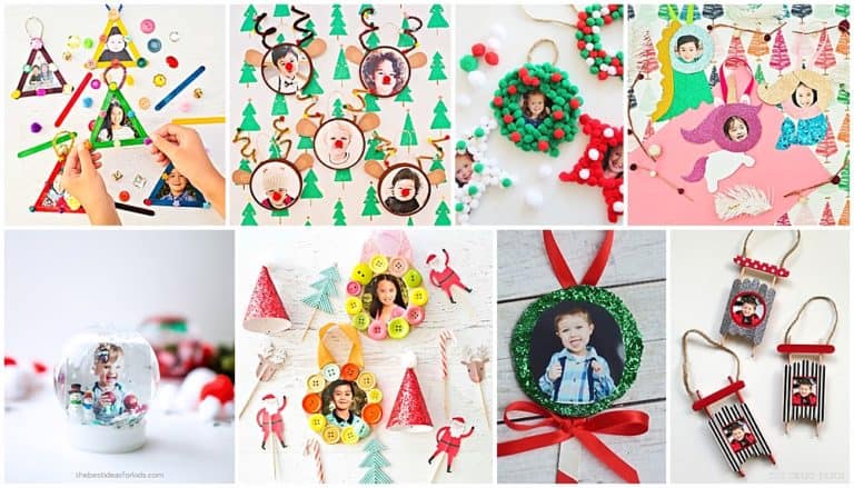 12 DIY PHOTO CHRISTMAS TREE ORNAMENTS - hello, Wonderful