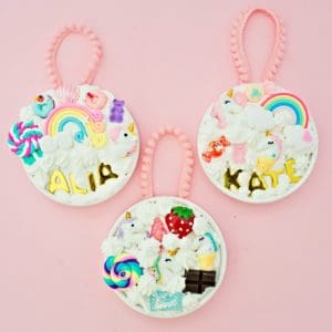 WHIPPED GLUE DECODEN UNICORN ORNAMENTS - Hello Wonderful