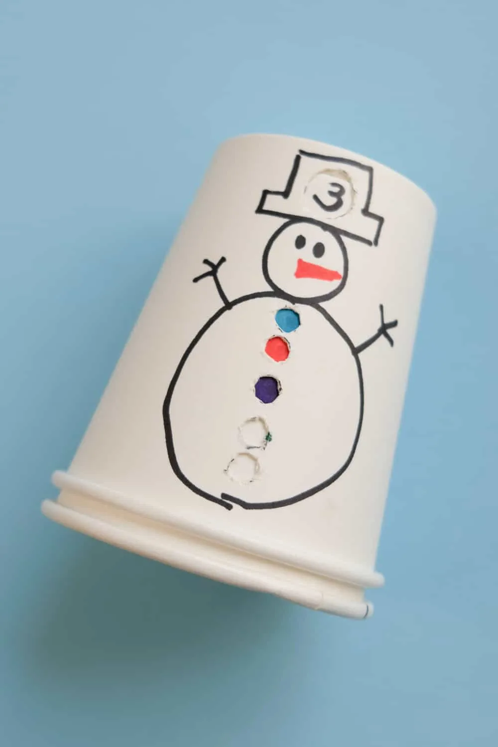 Snowman Paper Roll Art - Fantastic Fun & Learning