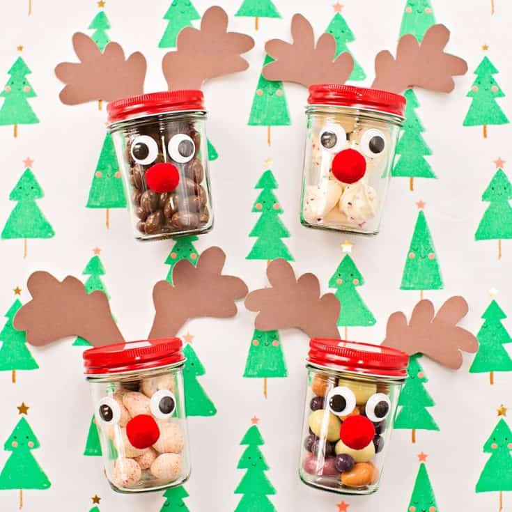 RUDOLPH REINDEER JAR TREATS AND GIFTS - hello, Wonderful