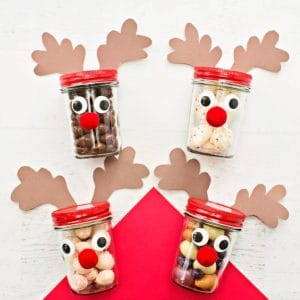 RUDOLPH REINDEER JAR TREATS AND GIFTS - hello, Wonderful