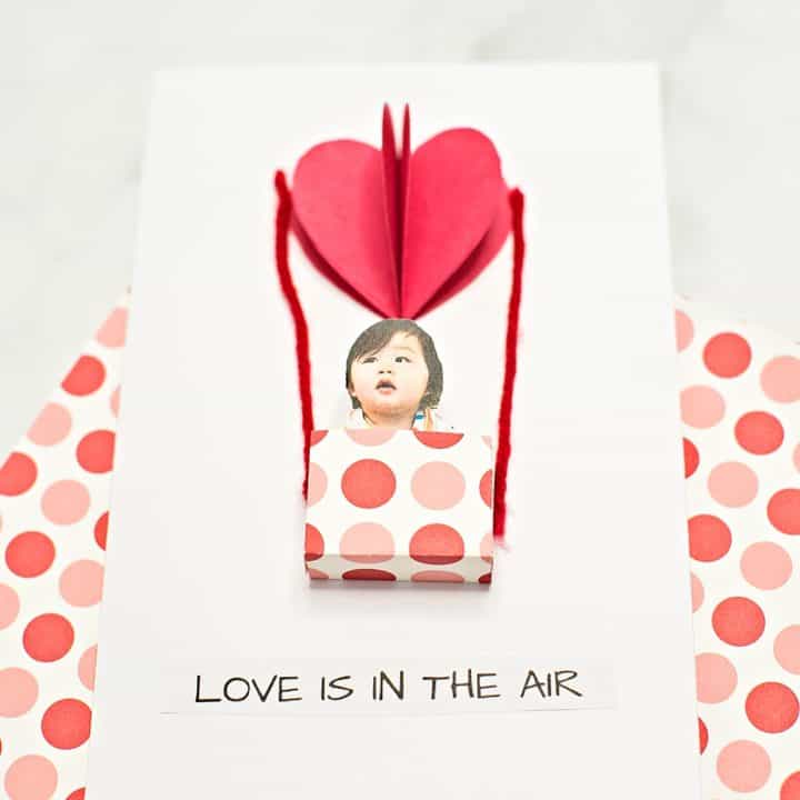 LOVE IS IN THE AIR VALENTINE CARD - hello, Wonderful