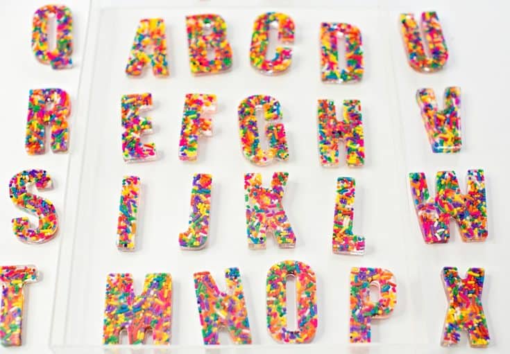 SPRINKLE LETTERS ALPHABET WRITING TRAY - hello, Wonderful