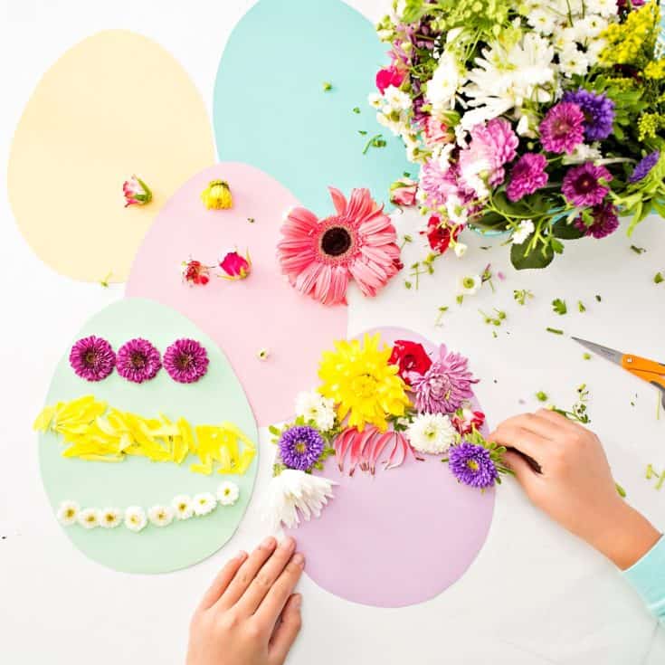 EASTER EGG FLOWER ART - hello, Wonderful