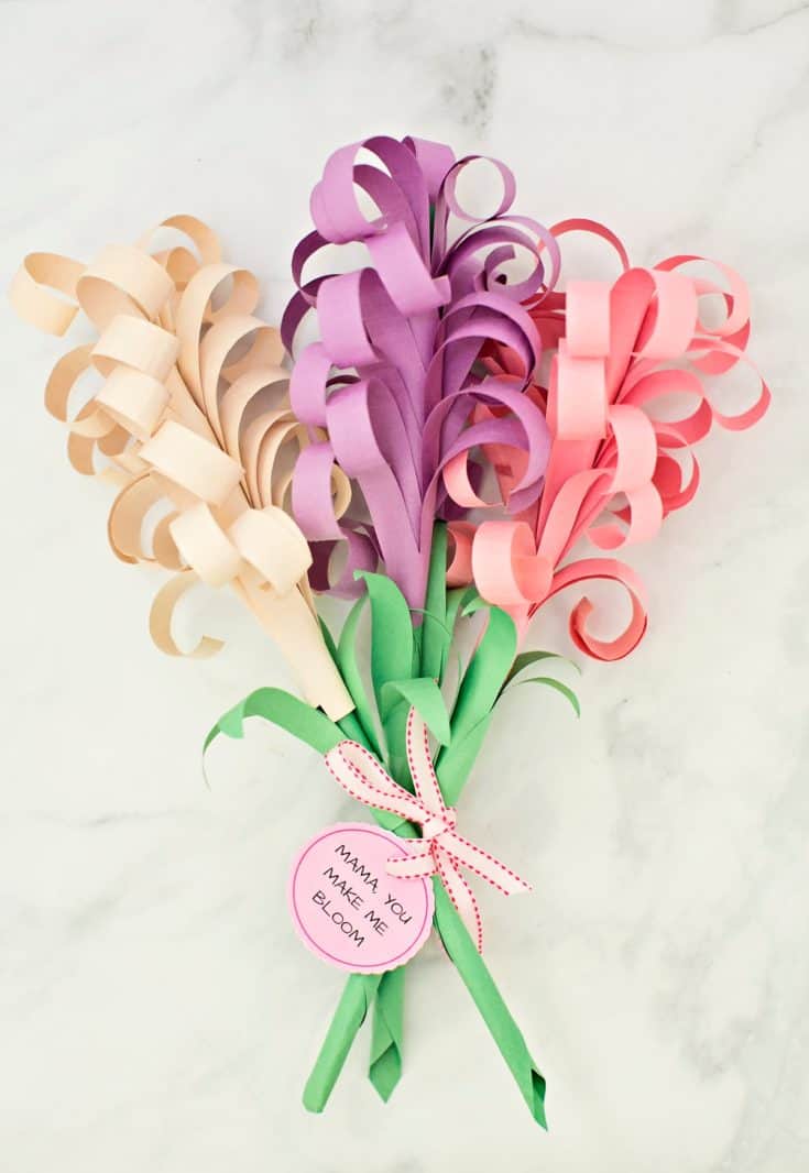 GIANT DIY PAPER HYACINTH FLOWER BOUQUET - hello, Wonderful