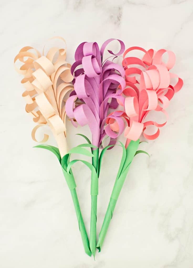 GIANT DIY PAPER HYACINTH FLOWER BOUQUET - hello, Wonderful