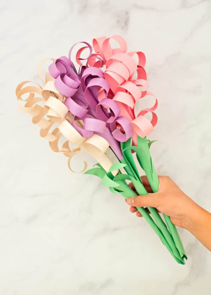 Giant Diy Paper Hyacinth Flower Bouquet - Hello, Wonderful