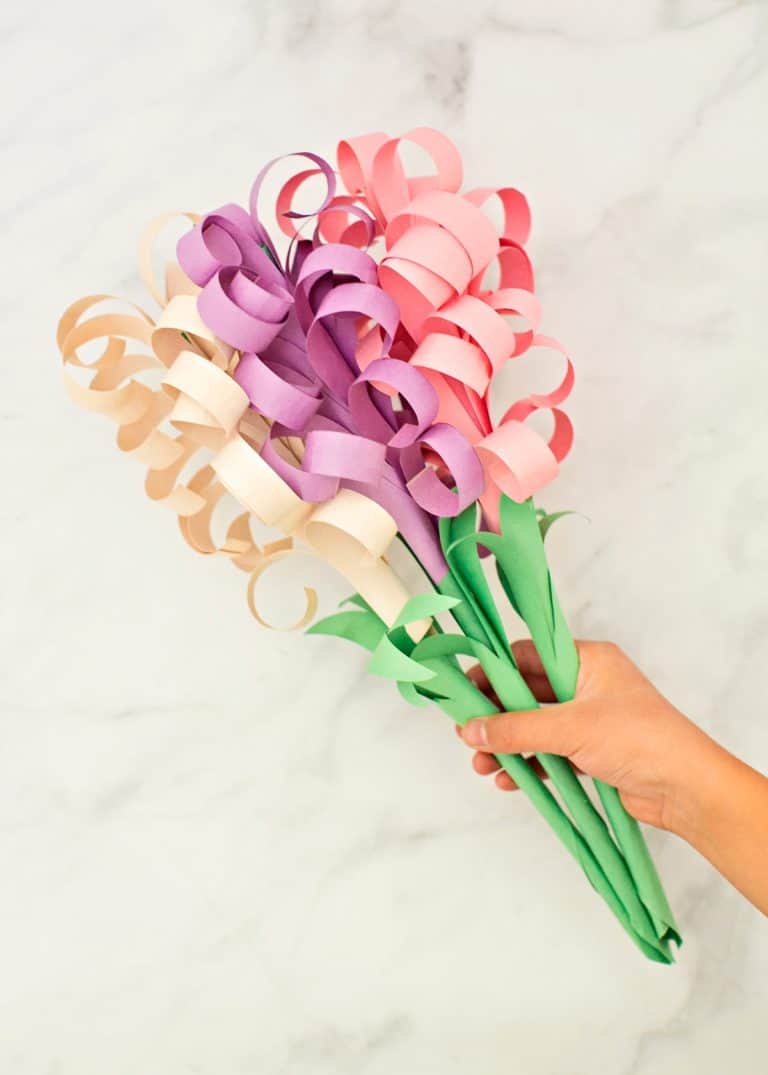 GIANT DIY PAPER HYACINTH FLOWER BOUQUET - hello, Wonderful