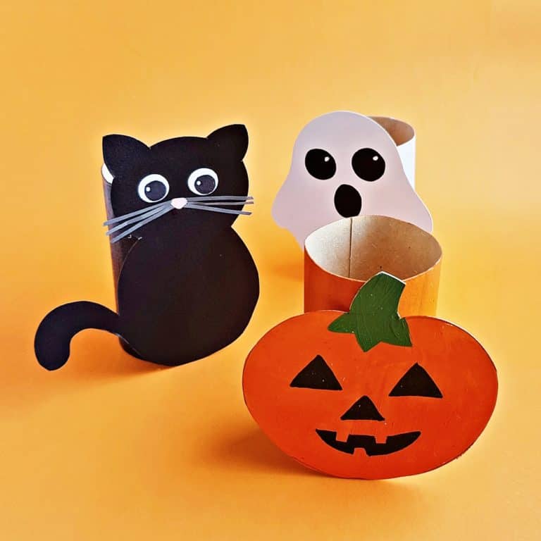 TOILET PAPER TUBE HALLOWEEN CRAFT FOR KIDS - hello, Wonderful