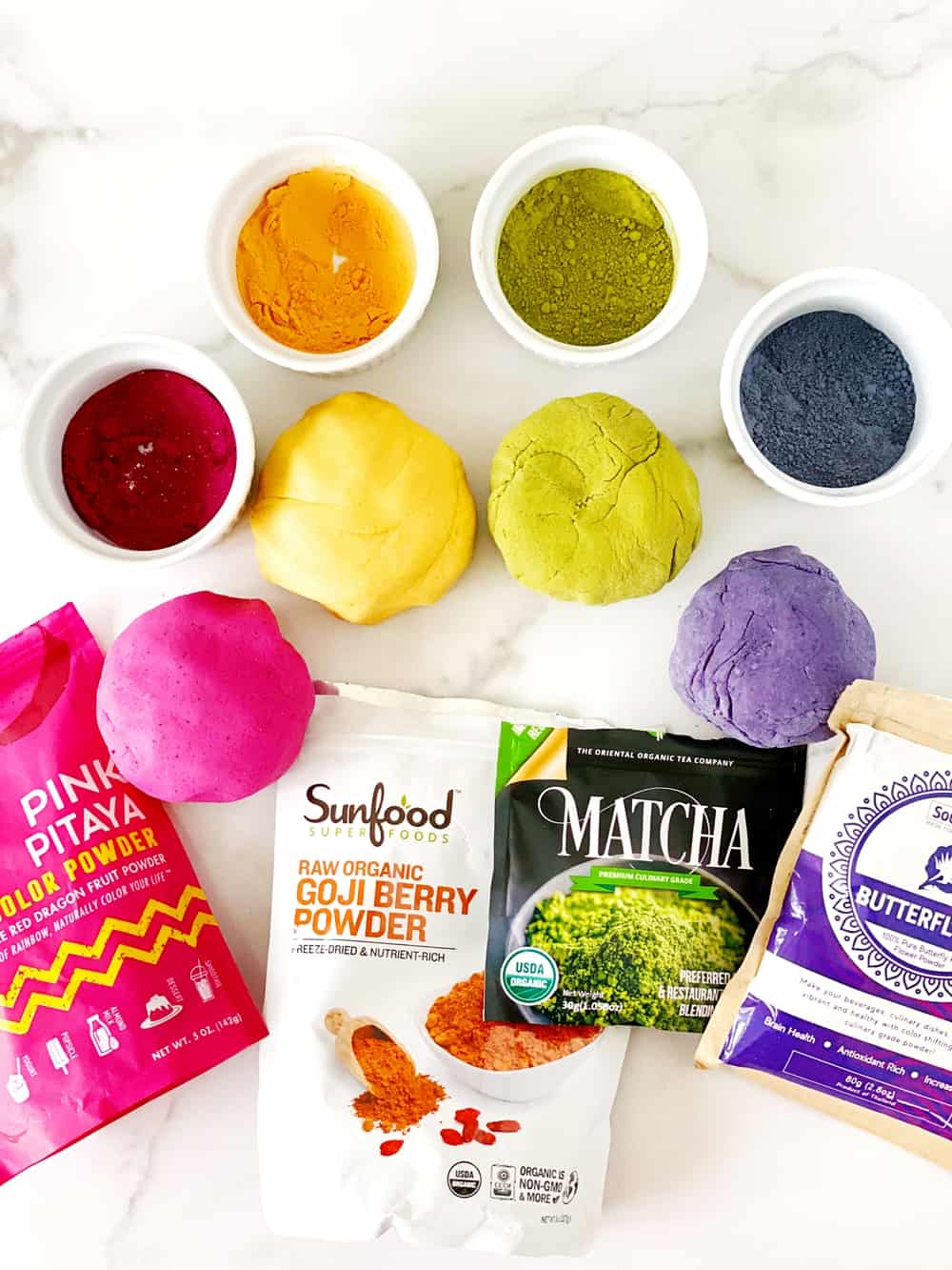 How To Make Homemade Playdough with natural dye - Playtivities