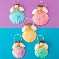 SEASHELL ANGEL CHRISTMAS ORNAMENTS - hello, Wonderful