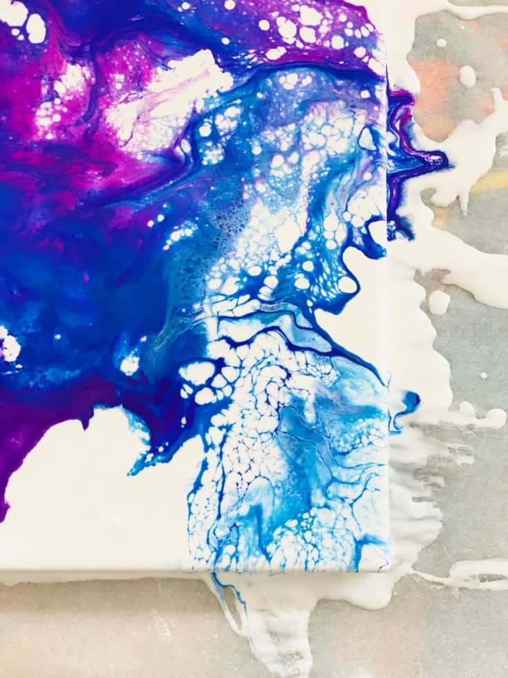 BLOW DRYER POUR PAINTING - hello, Wonderful