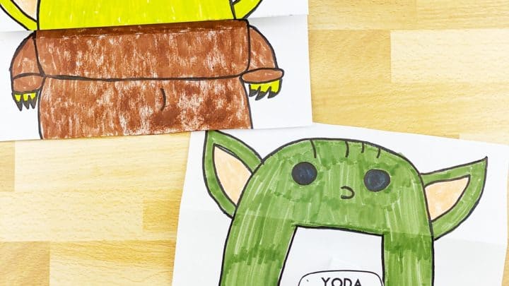 Diy Baby Yoda Paper Card Hello Wonderful