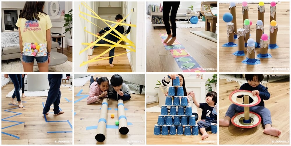 Cup Drop Challenge  Family fun games, Family games, Indoor games for kids