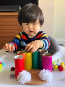 RAINBOW POM POM DROP ACTIVITY - hello, Wonderful