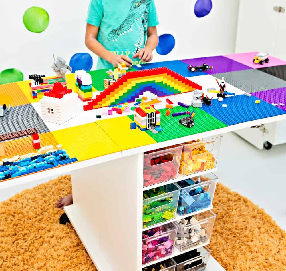DIY Lego Tray Table playstation best homemade gift for Kids & LEGO fans