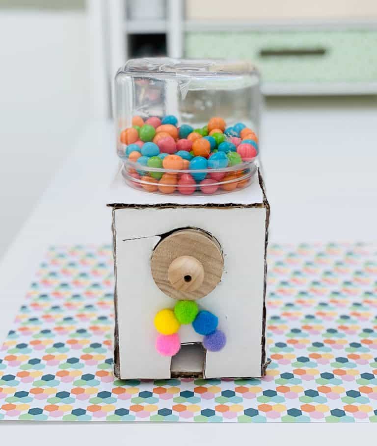 DIY CARDBOARD GUMBALL MACHINE - Hello, Wonderful