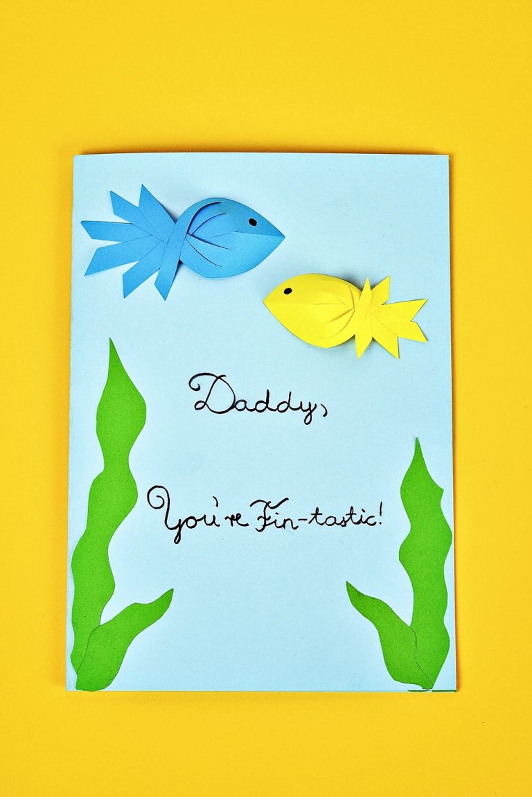 FATHER'S DAY FISH CARD - hello, Wonderful